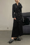 SAMUEL GUI YANG Phoenix hammered silk dress DR01-1